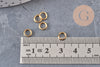 Anneaux rond ronds ouvert laiton brut 5.5mm, x10 VALIDE