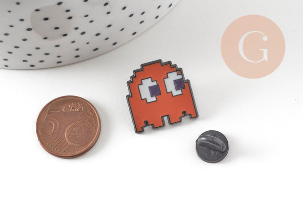 Broche pins Pac-Man Fantôme, x1 (G11074) VALIDE