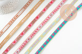 10mm embroidered ribbon, x1 meter (G11160) VALID