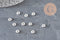 304 Stainless Steel Round Spacer Beads, Silver-Plated, 5mm, x10 (G11173)