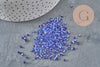 Perles rocaille tube verre bleu silver lined 2.5mm, x1 sachet de 8g (G11400)-Perles-Gingerlily Perles