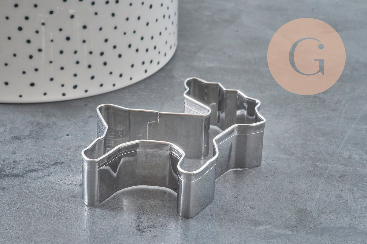 Moule Emporte-pièce cerf 56mm, x1 (G11406)-Moules pour loisirs créatifs-Gingerlily Perles