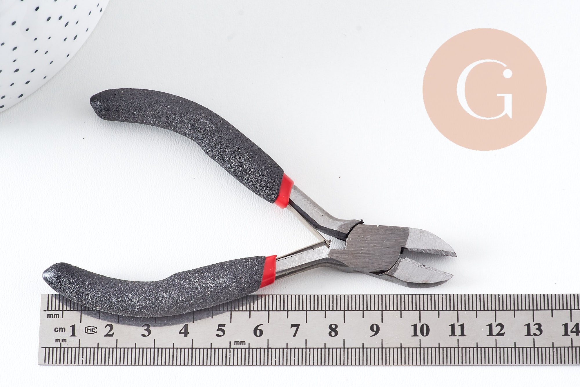 x 3 Pinces pour bijoux en acier carbone 130mm (marques oxydation) (G10937)