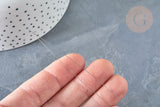 Aiguille de perlage en acier inoxydable grand œil 125x0.5mm x1 (G8196)