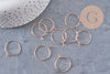 Anneaux créoles or rose 20mm x20-50-100 (G4794)