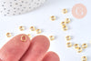 Anneaux doubles ouverts ronds laiton fer 5mm, x1gr (G8038)