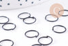 Anneaux ronds fer noir ouverts 10mm, x20 (1.9gr) (G2502)