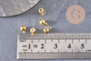 Attache bélière pour pendentif laiton doré 6x4mm, x5 (G10401)