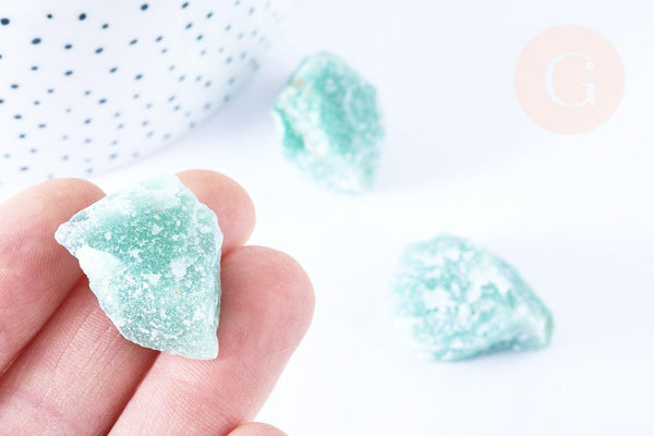 Aventurine naturelle brute 10-35mm, x1 (G6453)
