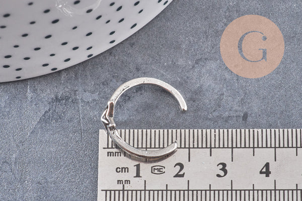 Bague fine argenté étoile 16mm, x1 (G3047)