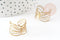 Bague réglable vague laiton brut 19mm,x2 (G5306)