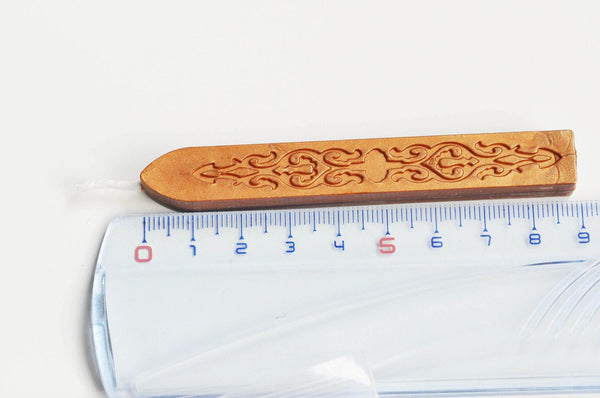 Batonnet de cire à cacheter cuivre avec mèche, x1 (G3453)