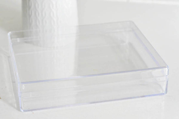 Boite rangement perle plastique rectangulaire 16.5cm, x1 (G1146)
