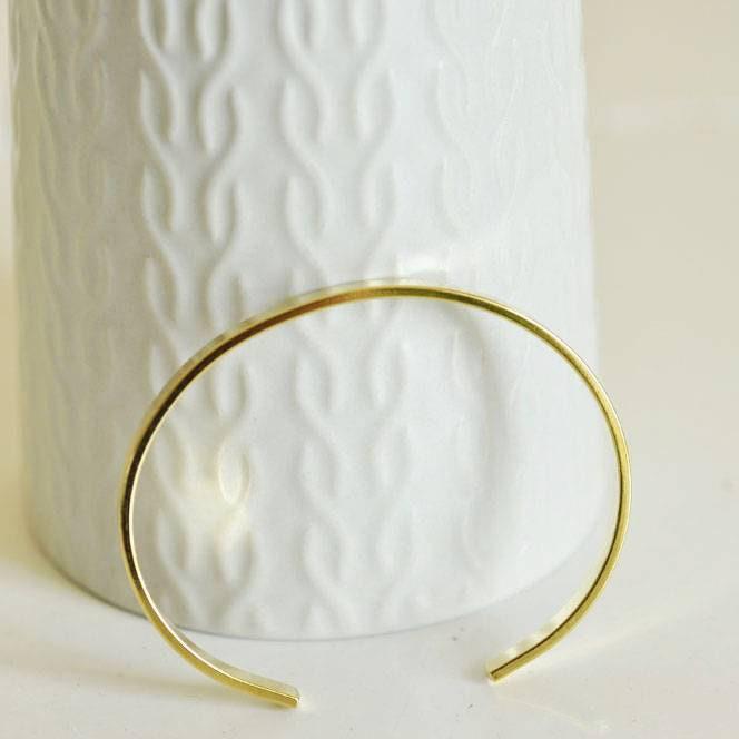 Bracelet jonc réglable laiton doré 16k 4mm-60mm, x1 (G0653)