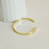 Bracelet jonc réglable laiton doré 16k 4mm-60mm, x1 (G0653)