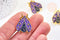 Broche pin's insecte ailé mystique doré émaillé 27x21mm,x1 (G5549)