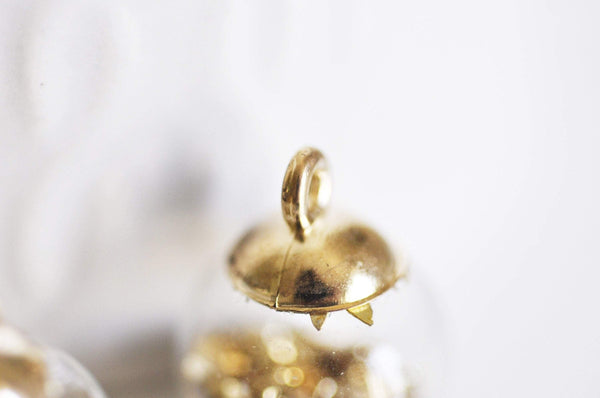 Bulle verre pour créations pendentif 16mm, x2 (G4156)