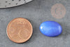 Cabochon jade bleu roi, bleu marine cabochon ovale, pierre dôme,jade naturel,18 x13mm,cabochon pierre, x1 G2022