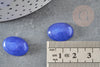 Cabochon jade bleu roi, bleu marine cabochon ovale, pierre dôme,jade naturel,18 x13mm,cabochon pierre, x1 G2022