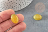 Cabochon jade vert olive,pierre naturelle,cabochon ovale,pierre verte,jade Naturel,jade vert,13x18mm, x1 G5045