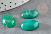 Cabochon ovale agate naturelle vert 18x13mm, x1 (G1972)