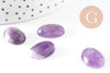 Cabochon ovale amethyste naturelle 18x13mm, x1 (G1183)