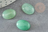 Cabochon ovale aventurine verte naturelle 16 x12mm, x1 (G1561)