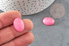 Cabochon ovale jade naturel rose 18x13mm, x1 (G2019)
