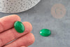 Cabochon ovale jade naturel vert citron 18 x13mm x1 (G0092)