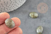 Cabochon ovale labradorite naturelle 13x18mm, x1 (G2227)