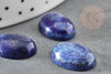Cabochon ovale lapis lazuli naturel 18x13mm, x1 G8673