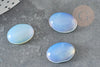 Cabochon ovale opalite blanche 18x13mm, x1 (G0480)