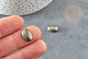 Cabochon ovale pyrite grise naturelle 14 x10mm, x1 (G2224)