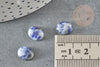 Cabochon ovale sodalite bleue naturelle 10x8mm, x1 (G2214)