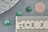 Cabochon rond aventurine naturelle 6mm, x1 (G8662)