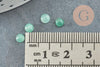 Cabochon rond aventurine verte naturelle 4mm, x1 (G2839)