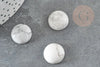 Cabochon rond howlite blanche naturelle 16mm, x1 (G2900)