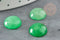 Cabochon rond jade naturel vert 12mm, x1 (G2632)
