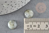 Cabochon rond labradorite naturelle 12mm, x1 (G1015)