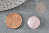 Cabochon rond quartz rose naturel 16mm , x1 (G6711)