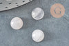 Cabochon rond quartz rose naturel 8mm, x1 (G2822)