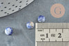 Cabochon rond sodalite bleue naturelle 6mm, x1 (G0172)