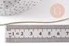 Cannetille lisse cuivre doré 1mm, x 50cm (G10563)