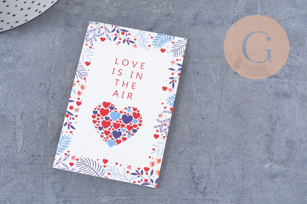 Cartes à bijoux 9x6 cm, x20 (G10851)