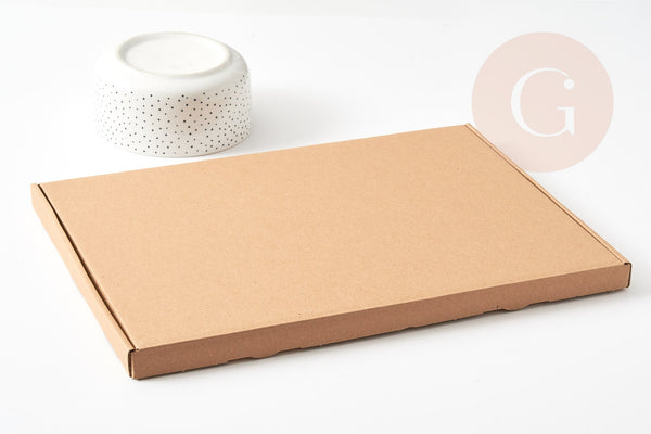 Cartons extra plat A4 350x250x20mm, un emballage pour vos expéditions, x10 (G7058)