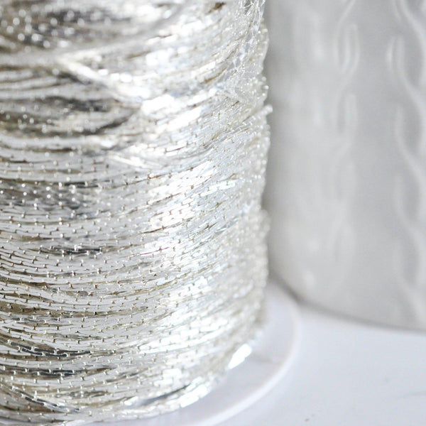 Chaine argentée serpent argentée 1.5 mm, x 5Mètres (G0734)