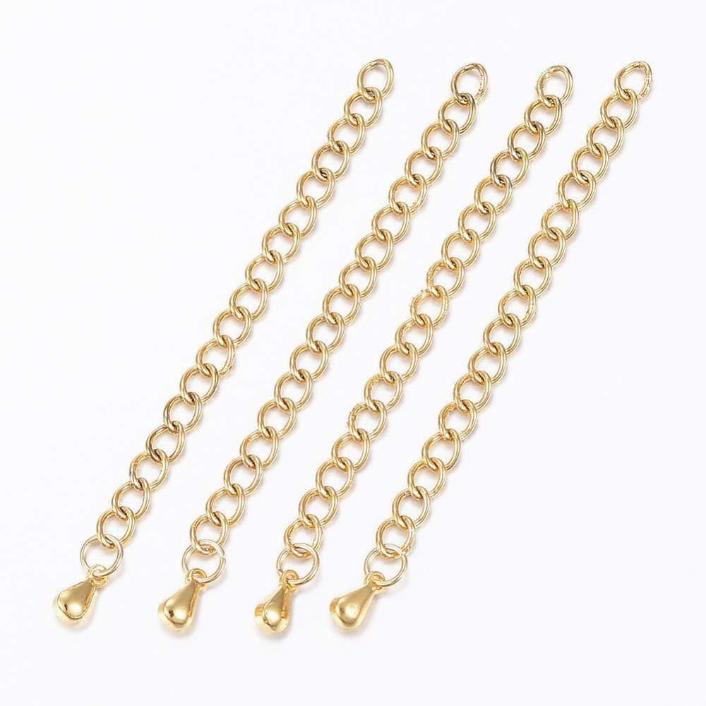 Chaine extension acier inoxydable IP 304 doré 55mm, x1 (G6325)