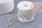 Chaine grande maille ronde texturée acier 304 inoxydable platine 13mm, x1 mètre (G10066)