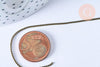 Chaine plate laiton bronze 1,5mm,chaine bijou apprets bronze, chaine en gros, la bobine de 92 mètres G6937