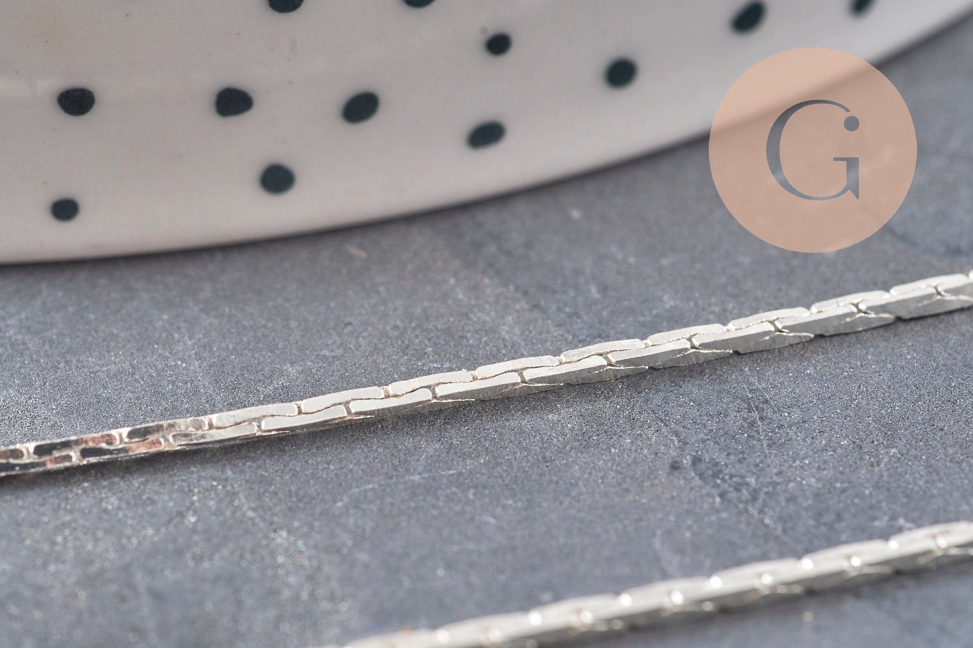Chaine argentée serpent argentée 1.5 mm, x 5Mètres (G0734)